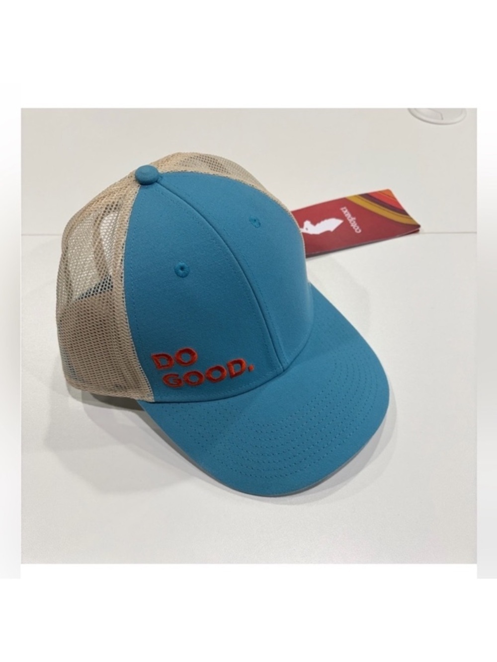 Cotopaxi Do Good Trucker Hat Teal NWT Adjustable Snapback Mesh Back Panel